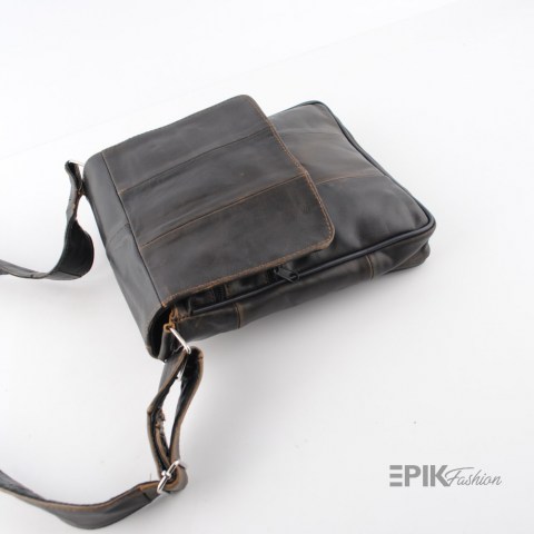 Мъжка чанта от естествена кожа винтидж 27014