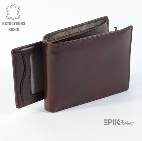 Luksozen mъжки портфейл от естествена кожа 21530