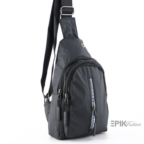 Мъжка чанта раница от плат за през рамо 25108